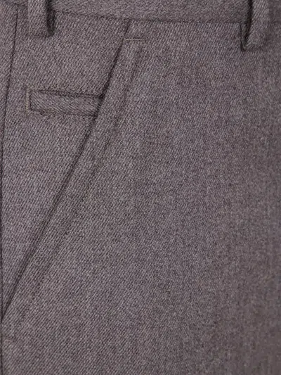 Incotex "chino Straight Fit" Trousers In Gray