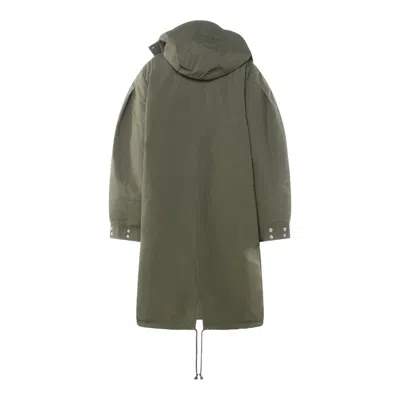Ganni "tri-layer" Parka In Green