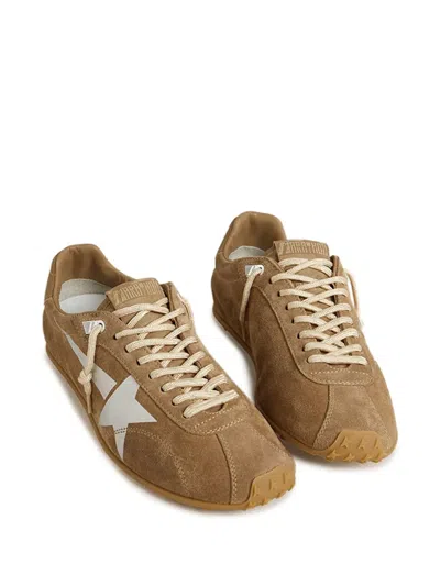 Golden Goose Marathon Speed Low-top Sneakers In Brown