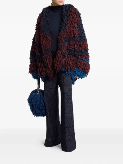 Etro Wool And Alpaca-blend Jacket In Multi