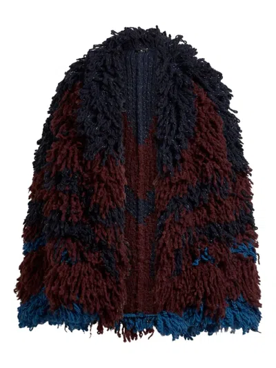 Etro Wool And Alpaca-blend Jacket In Multi