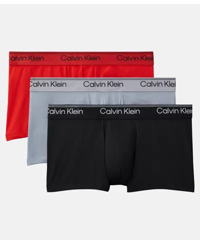 Calvin Klein Micro Stretch Trunk 3-pack In Multi