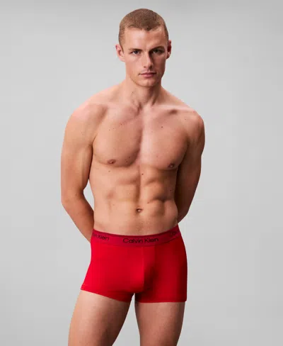 Calvin Klein Micro Stretch Trunk 3-pack In Multi