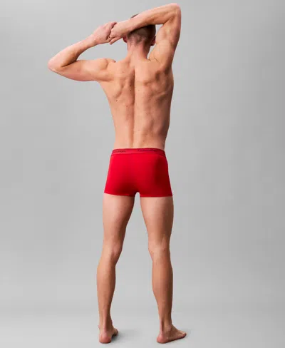 Calvin Klein Micro Stretch Trunk 3-pack In Multi