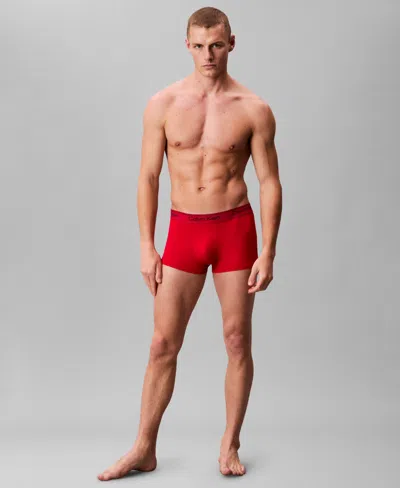 Calvin Klein Micro Stretch Trunk 3-pack In Multi