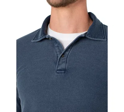 Liverpool Los Angeles Long Sleeve Polo Shirt In Blue