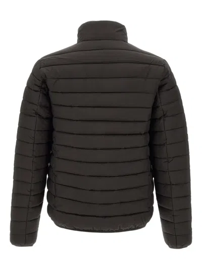 Save The Duck Erion Quilted Zip-front Jacket In Black