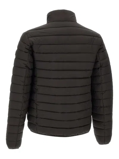 Save The Duck Erion Quilted Zip-front Jacket In Black