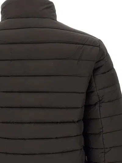 Save The Duck Erion Quilted Zip-front Jacket In Black