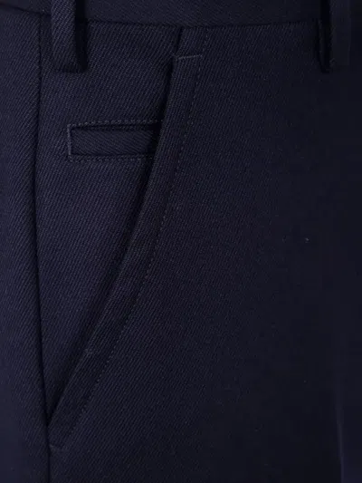 Incotex "chino Straight Fit" Trousers In Blue