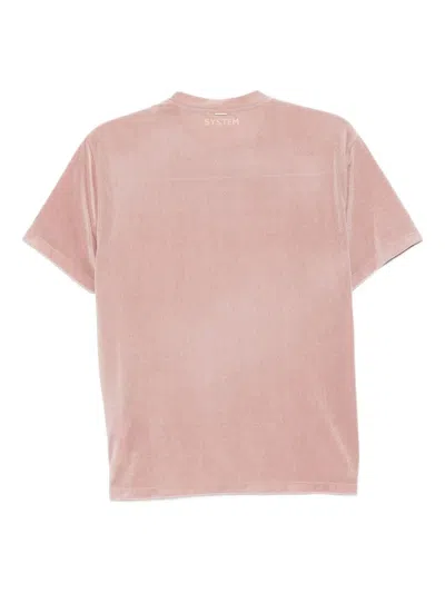 System Velvet T-shirt In Neutral