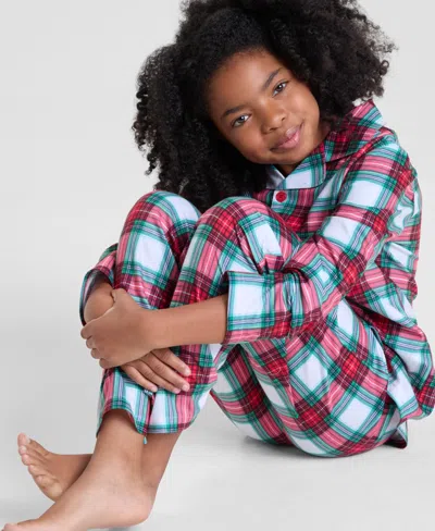 Holiday Lane Kids 2t-16 Merry Plaid Pajama Set, Macy's Exclusive In Multi
