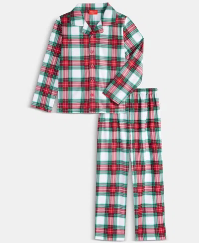 Holiday Lane Kids 2t-16 Merry Plaid Pajama Set, Macy's Exclusive In Multi