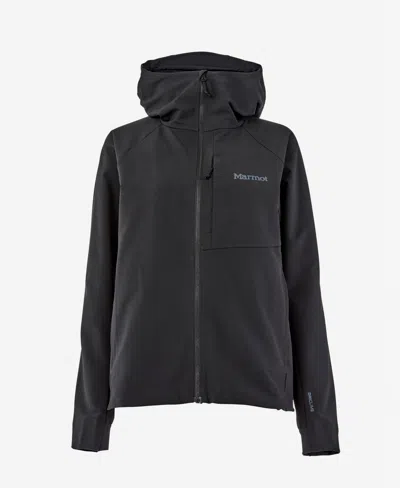 Marmot Women's Pinnacle Driclime Hooded Jacket In Black