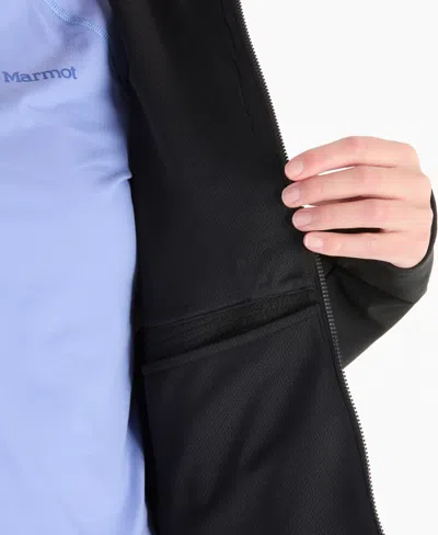 Marmot Women's Pinnacle Driclime Hooded Jacket In Black