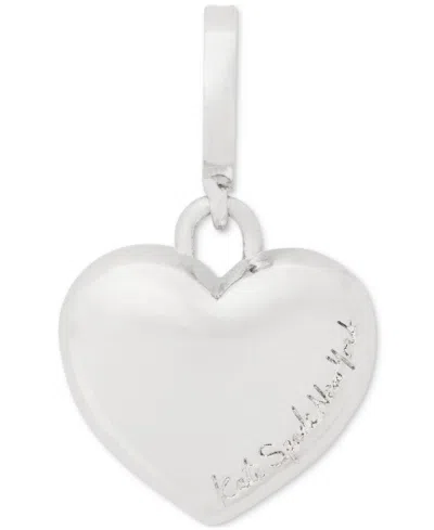 Kate Spade One In A Million Heart Charm In Silver