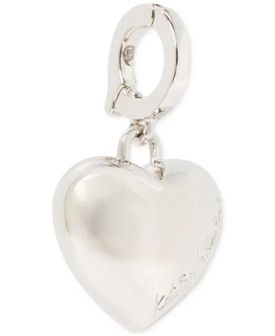 Kate Spade One In A Million Heart Charm In Silver