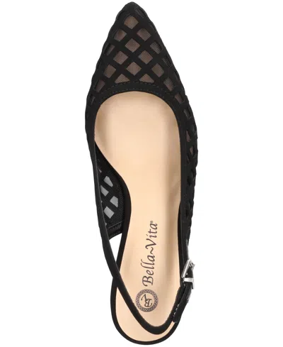 Bella Vita Women's Noel Slingback Pointed Toe Pumps In Black