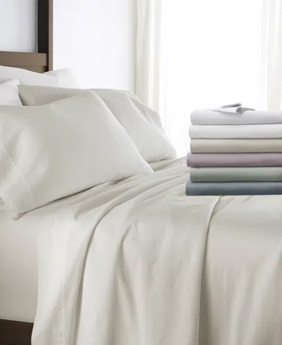 Ienjoy Home Long Staple 300-thread Count Cotton Solid 3-pc. Sheet Set, Twin In White