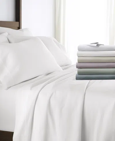 Ienjoy Home Long Staple 300-thread Count Cotton Solid 4-pc. Sheet Set, Full In White
