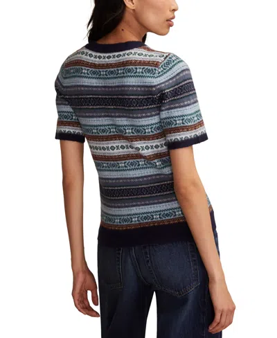 Lucky Brand Women's Fair Isle Crewneck Sweater In Multi