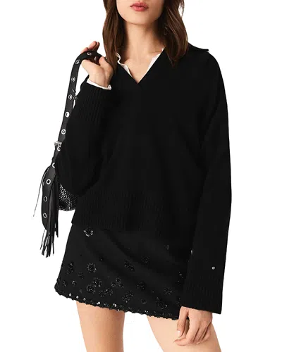 Maje Migona Sweater In Black