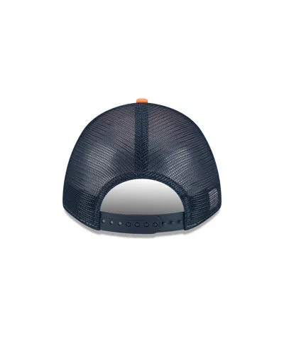 New Era Men's Orange Denver Broncos Linear A-frame 9forty Adjustable Hat In Orange