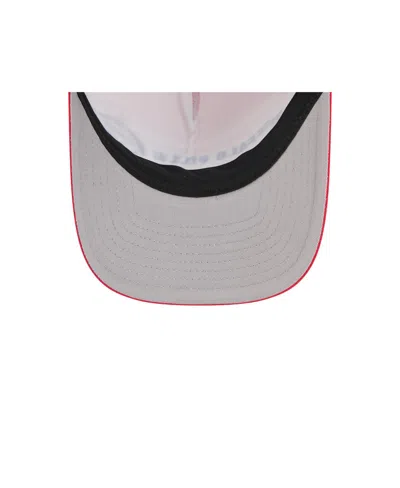 New Era Men's Red Buffalo Bills Linear A-frame 9forty Adjustable Hat In Red