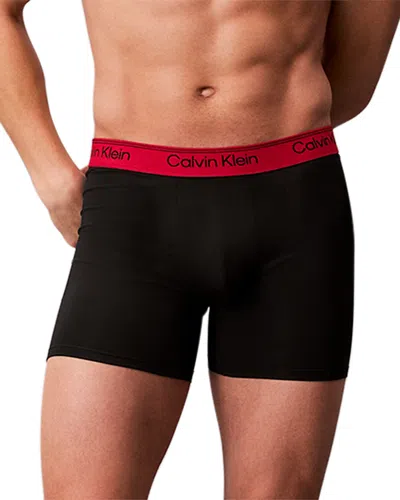Calvin Klein Boxer Briefs - 3 Pack In Black