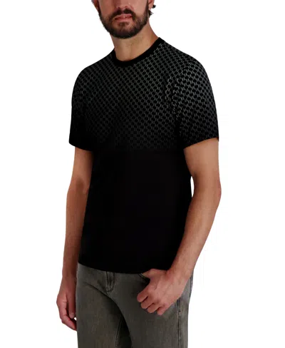 Karl Lagerfeld Men's Short Sleeve T-shirt In Black