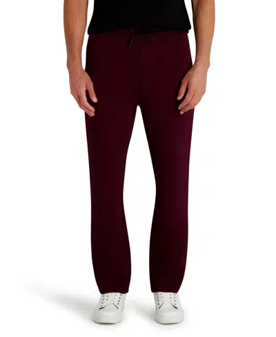 Karl Lagerfeld Men's Drawstring Waistband Pants In Burgundy
