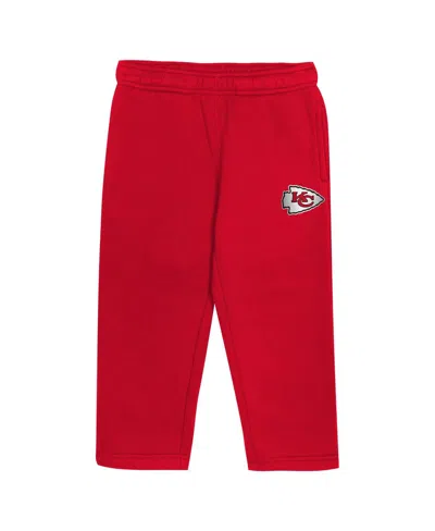 Outerstuff Toddler Red Kansas City Chiefs Lineman Fleece Hoodie Pants Set In Red