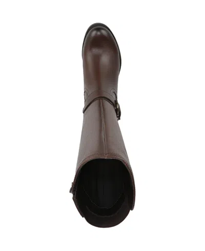 Naturalizer Women's Jaya Knee High Block Heel Riding Boots In Brown