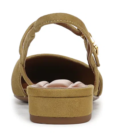 Franco Sarto Women's Destin Square Toe Mary Jane Slingback Flats In Brown