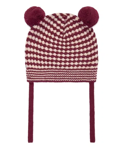 The Bonnie Mob Hazel Pom-pom Checked Hat
