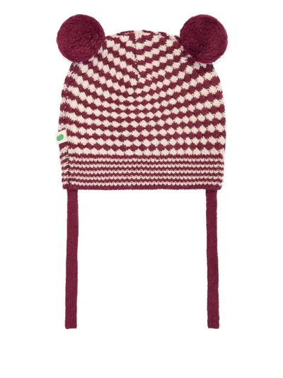 The Bonnie Mob Hazel Pom-pom Checked Hat