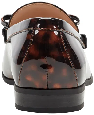 Bandolino Women's Laynei Bow Detail Tailored Loafers In Brown