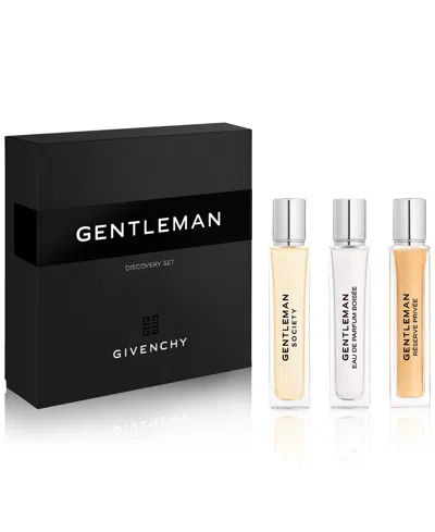 Givenchy Men's 3-pc. Gentleman Eau De Parfum Travel Spray Discovery Set In Transparent
