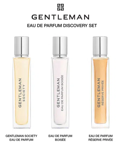 Givenchy Men's 3-pc. Gentleman Eau De Parfum Travel Spray Discovery Set In Transparent