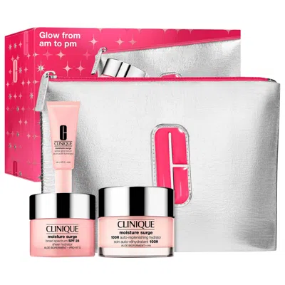 Clinique 4-pc. Glow From Am To Pm Moisture Surge Skincare Set In Transparent