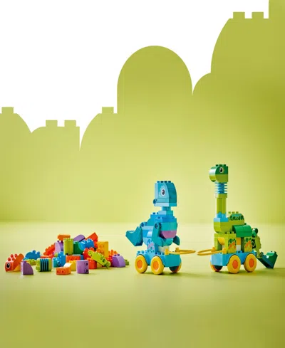 Lego Duplo Town 3 In1 Dinosaurs On Wheels 10451 Toy Building Set, 108 Pieces In Multi