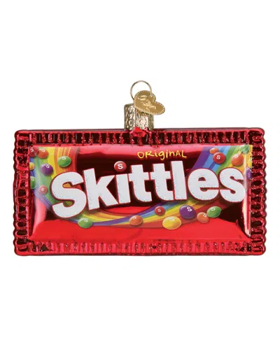 Old World Christmas 2.5" Mars Wrigley Candies Skittles Candy Ornament In Red