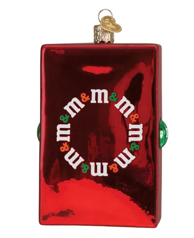 Old World Christmas 4.75" Mars Wrigley Candies M&m's Vending Machine Ornament In Multi
