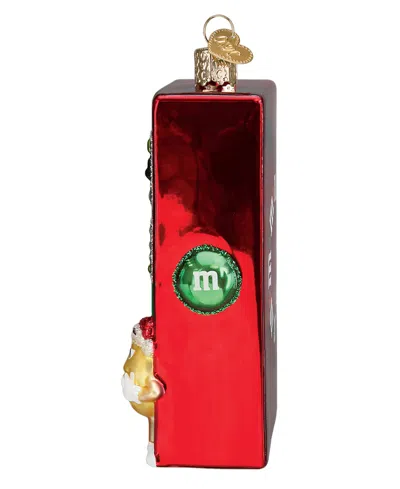 Old World Christmas 4.75" Mars Wrigley Candies M&m's Vending Machine Ornament In Multi