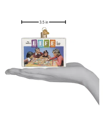 Old World Christmas 2.75" Hasbro The Game Of Life Ornament In Multi