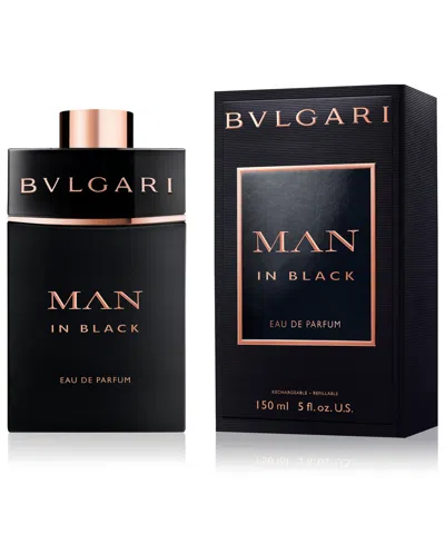 Bvlgari Man In Black 3.4 oz/ 100 ml Eau De Parfum Spray In Black