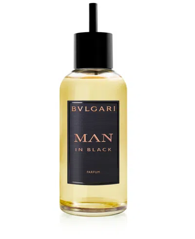 Bvlgari Man In Black Parfum 200ml Refill In Transparent