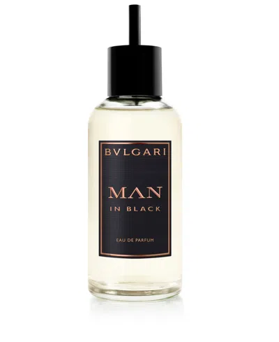 Bvlgari Man In Black Eau De Parfum 200ml Refill In Transparent