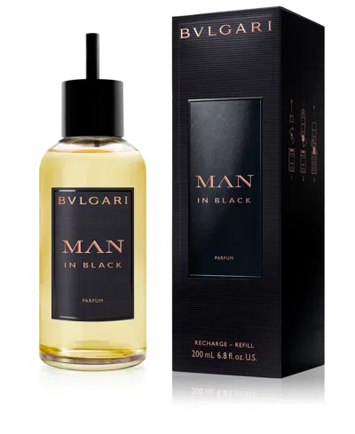 Bvlgari Man In Black Parfum 200ml Refill In Transparent