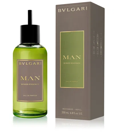 Bvlgari Man Wood Essence Eau De Parfum Refill, 6.8 Oz. In Transparent